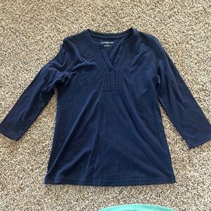 NWOT Crofs&Barrow Blue Long Sleeve Tee